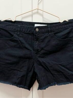 Classic Black Denim Women’s Shorts